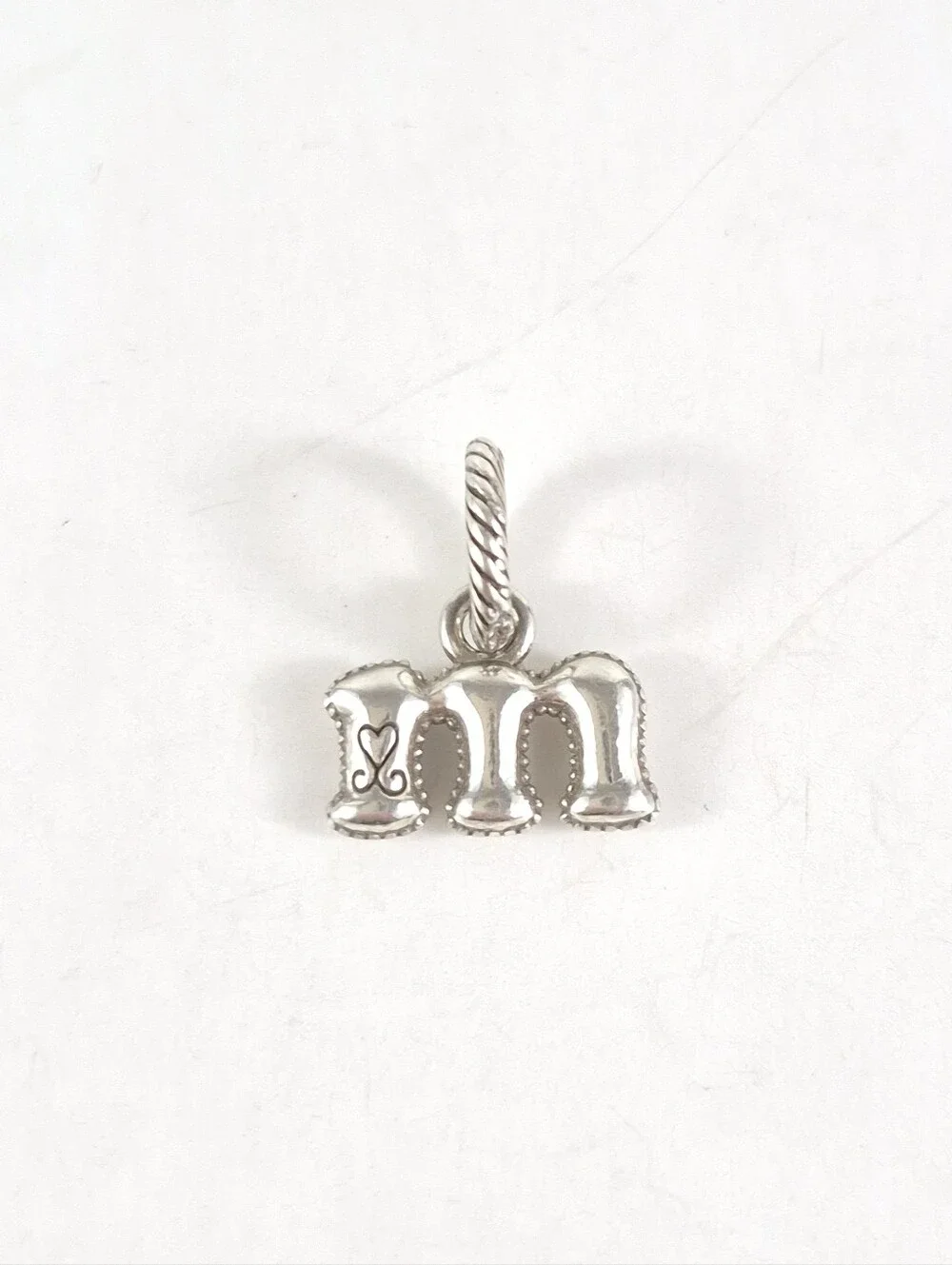 Brighton ABC Lowercase Letter M Charm - Picture 1 of 4